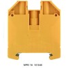 Weidmuller WPE16 PE Terminal Block, Screw Connection, 16mm², 1000V, 1920A, Green/Yellow