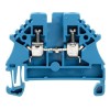 WDU Feed Through Terminal Block, Compact, Screw Connection, 2.5mm², 500V, 32A, Blue 