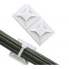 Panduit ABM Cable Tie Base, White, 19.1mm