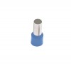 French Cord End Terminal, Blue, 0.75mm² x 12mm