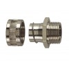 Straight Cable Conduit Fitting, Fixed Thread, IP40 M25, BNP
