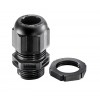 Sprint GLP25 M25 Cable Gland with Locknut, Black