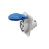 Gewiss IEC309 HP 10° Angled Flush Mounting Socket