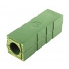 Hawke HF2011 Cable Tolerant Block - 20mm, Cable Dia 11-14mm, Yellow