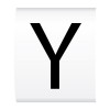 Critchley Z-Type Cable Markers, Black/White, ''Y''