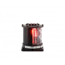 Aqua Signal Series 65 LED Port/Starboard Navigtion Light, 112.5° Visibility, Red LED, Black