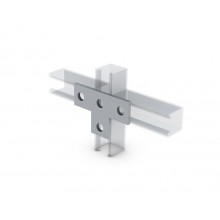 Channel 'T' Shaped Bracket, Stainless Steel - Quickfit Version