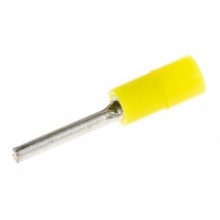 Pre-Insulated Pin Terminal, Yellow, 14mm