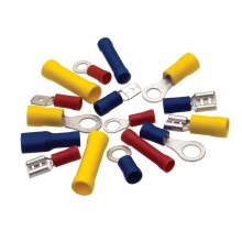 Pre-Insulated Ring Terminal, Yellow, M5 Stud