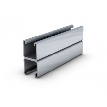 Deep Back to Back Plain Channel 82.6mm x 41.3mm, Stainless Steel, 3m