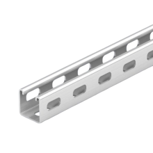 Deep Channel Triple Slotted 41.3mm x 41.3mm, Stainless Steel, 3m