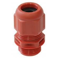 Sprint GLP20+ M20 Cable Gland with Locknut, Red