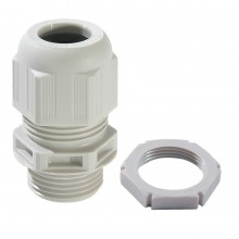 Sprint GLP20+ M20 Cable Gland with Locknut, White