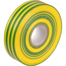 PVC Electrical Tape, 19mm x 20m, Green/Yellow