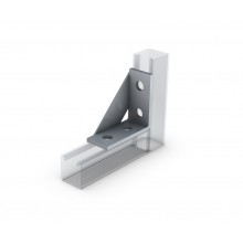 Channel Right Angle Shelf Bracket, Stainless Steel