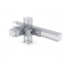 Channel 'W' Shaped Bracket, Stainless Steel - Quickfit Version