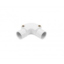 Inspection Elbow, White, 25mm