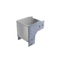 Cable Trunking 90° External Bend, 1 Comp, 150 x 150mm, Galv