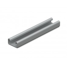 Shallow Channel Plain 20.6mm x 41.3mm, Stainless Steel, 6m