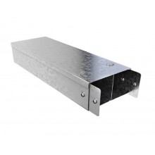 Cable Trunking, 1 Comp, 225 x 100mm, 3m, Galv