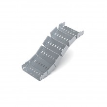 Cable Tray 30° Variable Riser, 50mm x 300mm, HDG